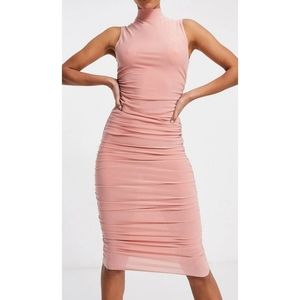 Ruched Midi Dress
